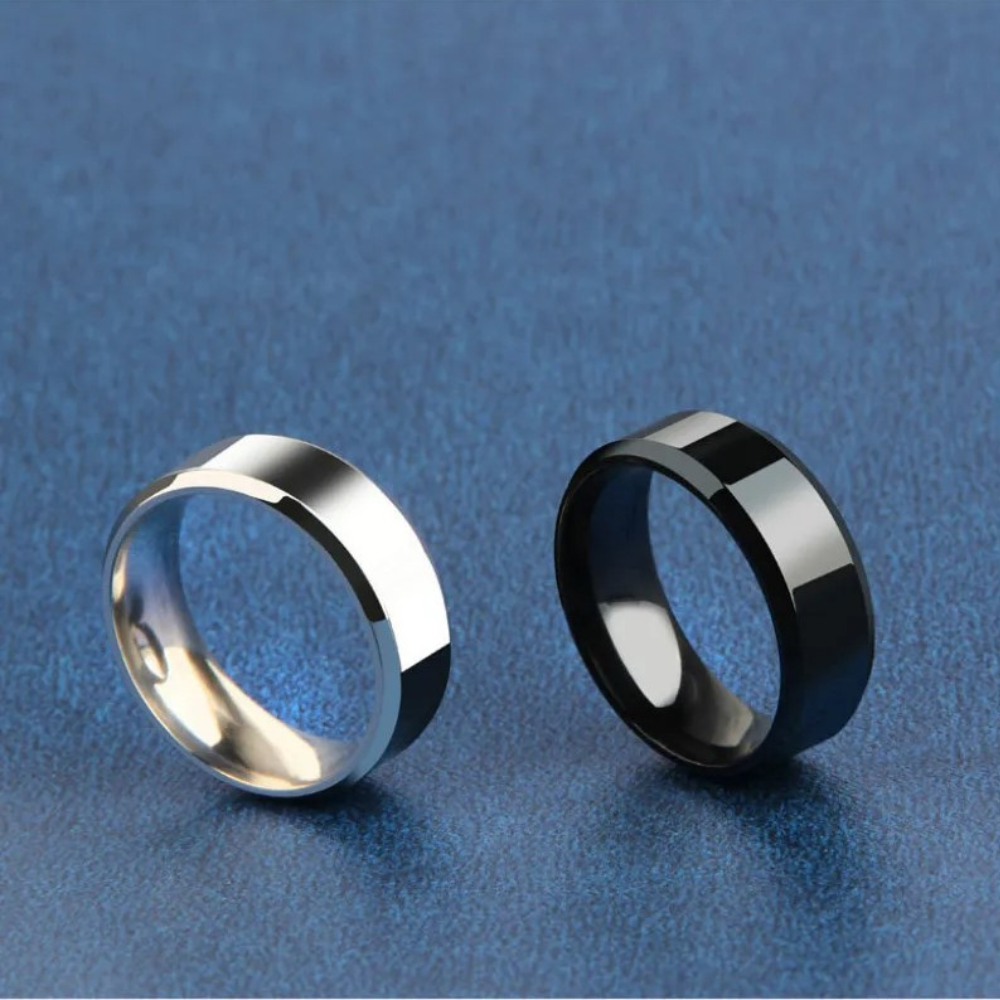 Stainless Steel Classic Band Ring