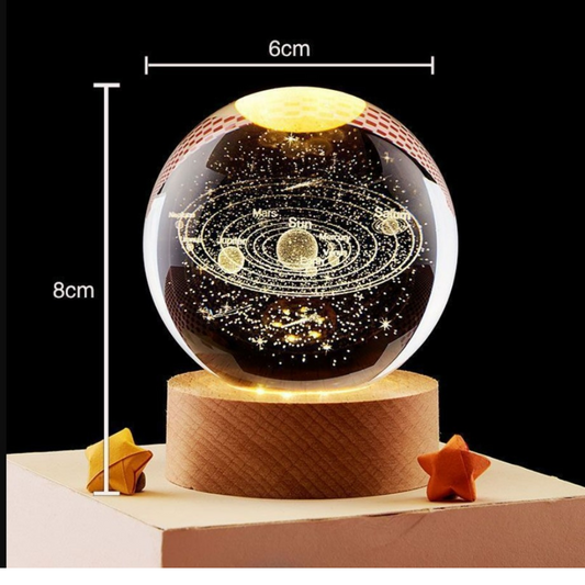 Galaxy Crystal Lamp