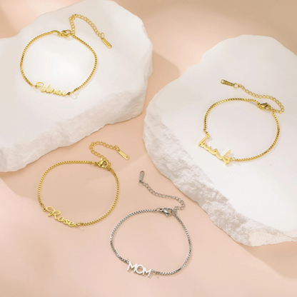 Celeste Personalized Name Bracelet