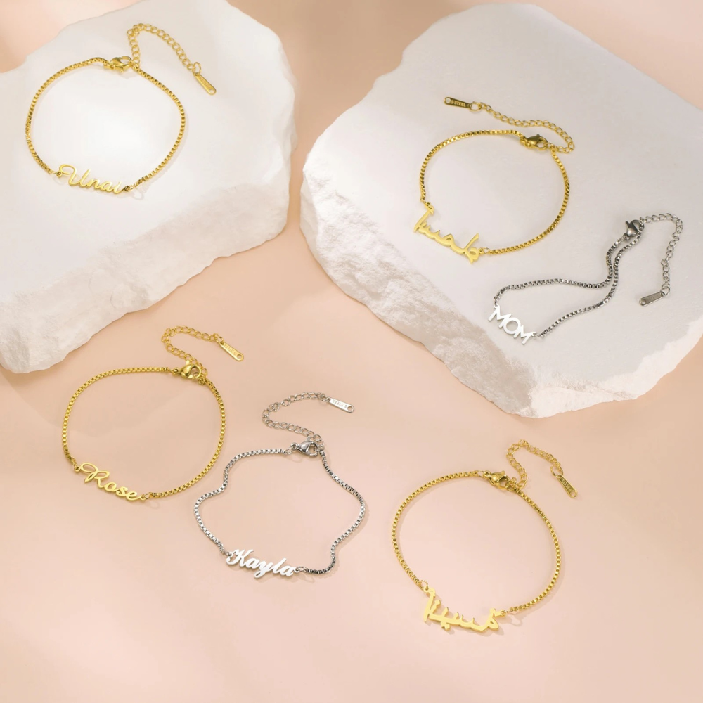 Celeste Personalized Name Bracelet