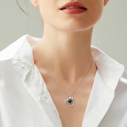 Custom Photo Projection Necklace