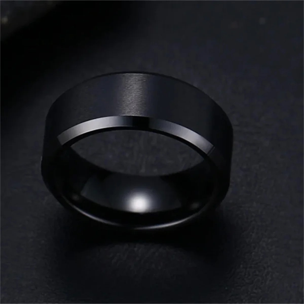 Stainless Steel Classic Band Ring