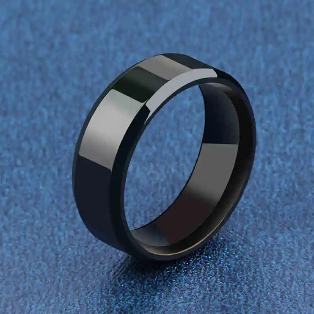 Stainless Steel Classic Band Ring