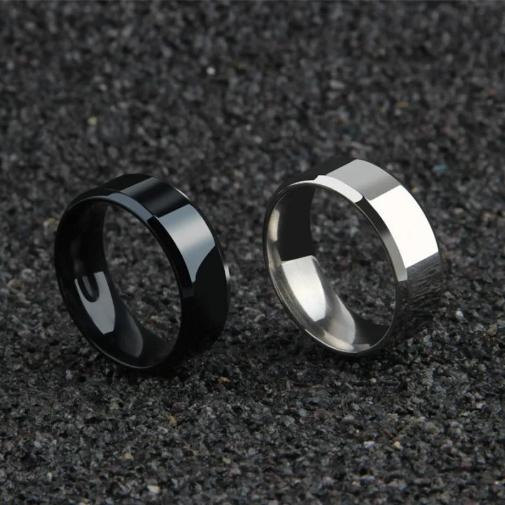Stainless Steel Classic Band Ring