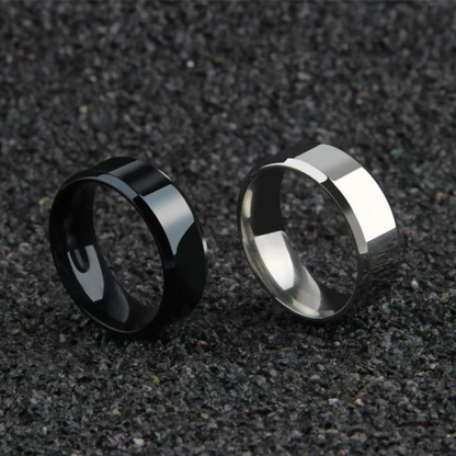 Stainless Steel Classic Band Ring