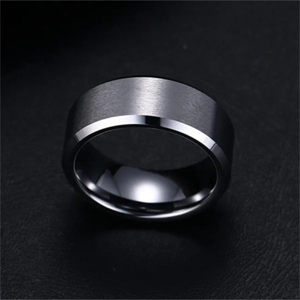 Stainless Steel Classic Band Ring