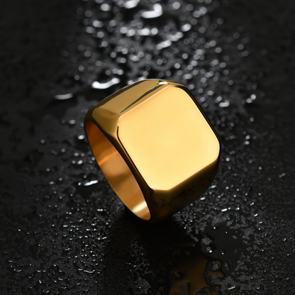 Custom Engraved Signet Ring